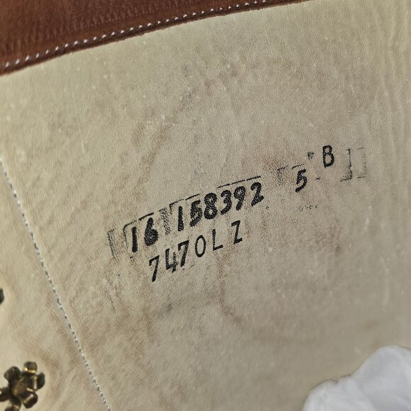 OLATHE Women's Vintage Brown Leather Lace Up Kiltie Packer Boots Size 5 B - Picture 11 of 12